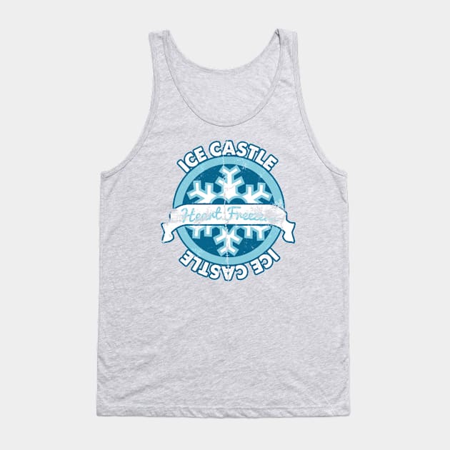 Ice castle Heart Freezers Tank Top by SpicyMonocle